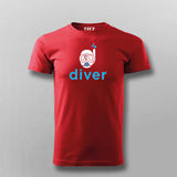 Scuba Diver T-shirt For Men