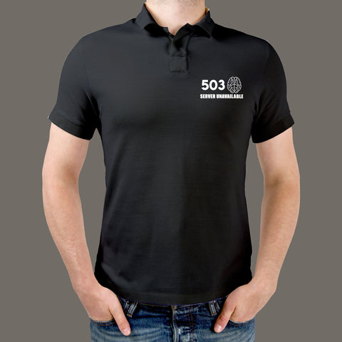 503-servis-unavailable Men's Polo T-Shirt