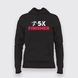 5K Runner Cotton Marathoner Hoodies For Women