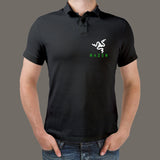 Men's Razer-Inspired High-Performance Polo T-Shirt