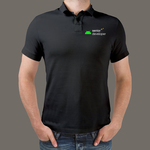 Senior Android Developer polo T-Shirt For Men Online India