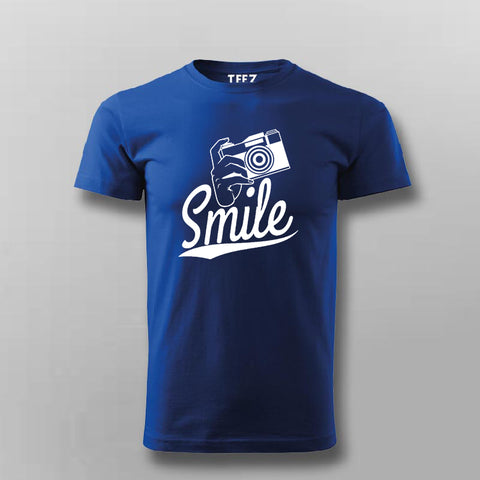 Smile Camera T-Shirt For Men