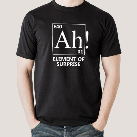 Ah! An Element Of Surprise Men's Science T-shirt