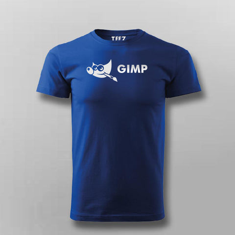 GIMP GNU Image Manipulation Program Logo T-shirt For Men Online