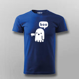 Ghost Boo funny Scary T-shirt for Men