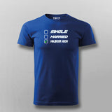 Single Married Majboor Hoon T-shirt For Men
