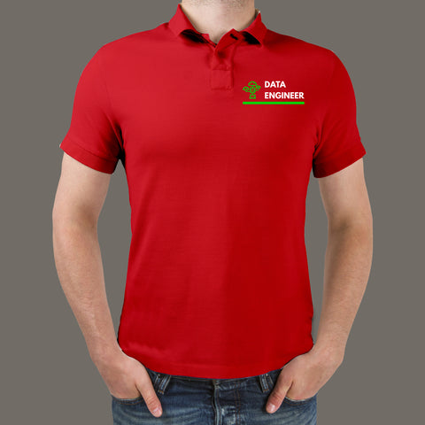 Data Engineer Profession Polo T-Shirt For Men Online