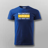 May Constantly Warning Talk About Agile T-shirt For Men India