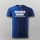 Mechanical Engineer - I fight Zombies In My Spare Time T-shirt For Men