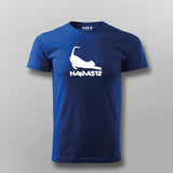 Namaste Cat Funny Yoga T-shirt For Men Online Teez
