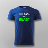 Buy Unleash the Beast Gym T-Shirt For Men