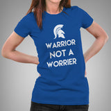 Warrior Not A Worrier Women's T-shirt