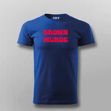 Brown Munde Album Song T-Shirt For Men India