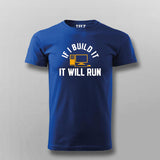 Build It Run It Programmer  T-shirt For Men