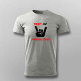 Programmer Testing In Production T-Shirt For Men