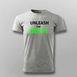 Buy Unleash the Beast Gym T-Shirt For Men