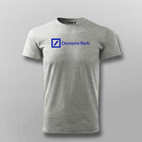 Deutsche Bank Men's Stylish Cotton T-Shirt