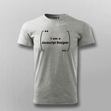 I am a Javascript Designer Funny Programming Tshirt for Men.
