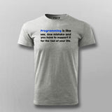 Coding Pleasure Men's T-Shirt - One Error and You Restart