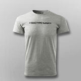 Document Type Human T-shirt For Men Online Teez