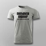 Mechanical Engineer - I fight Zombies In My Spare Time T-shirt For Men India