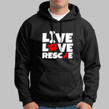 Live Love Rescue Hoodies For Men