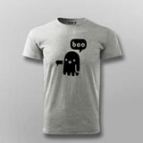 Ghost Boo funny Scary T-shirt for Men