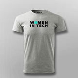 Women In Tech T-shirt For Men India Online Teez