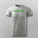 Hashbang /bin/zsh T-Shirt For Men