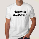 Fluent in JavaScript [JS] Men's Programming T-shirt