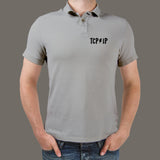 TCP IP Band Polo T-Shirt For Men