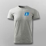 Powershell framework programming IT chest logo t shirt for Men Online Teez