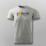 Microsoft Certified Trainer Logo T-shirt For Men Online India