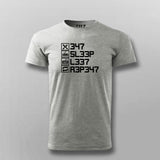 Eat Sleep Leet Repeat  T-Shirt For Men