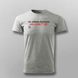 Wix Code Y'all Round Neck T-Shirt For Men India