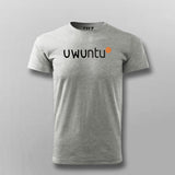 Uwuntu Logo T-shirt For Men Online Teez 