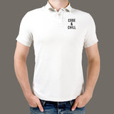 Code And Chill  Polo T-Shirt For Men Online