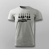 Choose Your Weapon Guitar Musician T-shirt for Men