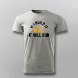 Build It Run It Programmer  T-shirt For Men India