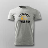 Build It Run It Programmer  T-shirt For Men India