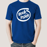 intel inside geek inside t-shirt