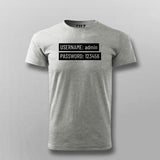Username & Password Nerd Men’s T-shirt