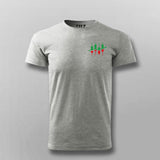 Candlestick Share Market Logo T-shirt For Men