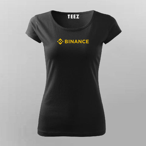 Binance Logo T-Shirt For Women Online India 