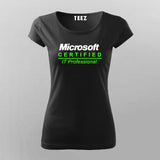 Microsoft Certified T-Shirt For Women Online