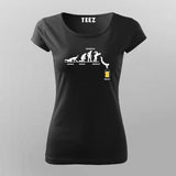 Man Week Craft Beer 100% Cotton Drunk Tee Alcohol T-Shirt For Women