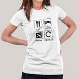 Eat Sleep Dota Repeat Women's T-shirt