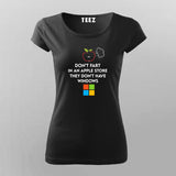 Dont' Fart In An Apple Store T-Shirt For Women