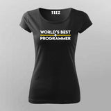 Worlds Best Programmer  T-Shirt For Women