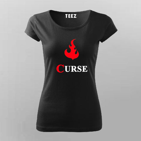 Curse Gaming T-Shirt For Women Online India